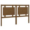 vidaXL gultas galvgalis, medus brūns, 155,5x4x100cm, priedes masīvkoks