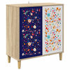 vidaXL Puse MAINZ Sonoma 69 x 33 x 75 cm Inženierijas koks