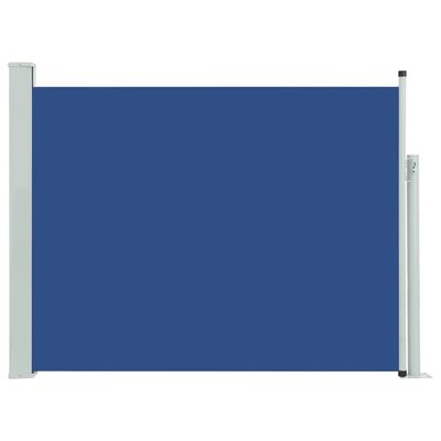vidaXL izvelkama sānu markīze, zils, 140x500 cm