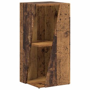 vidaXL Sānu plaukts 33 x 32 x 70,5 cm Inženierijas koks Vecs koks