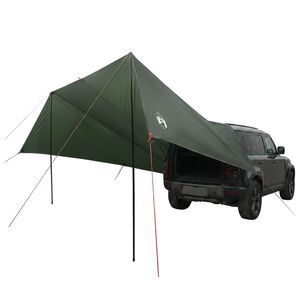vidaXL Transportlīdzekļa nojume Armijas zaļa 500 x 515 x 215 cm