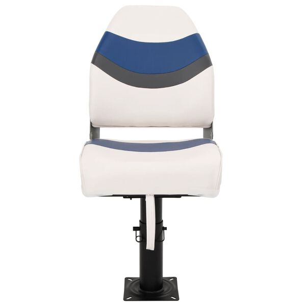 vidaXL 2-daļīgs salokāms laivas sēdeklis, augsta atzveltne