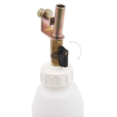 vidaXL pneimatisks bremžu atgaisotājs ar 2 L uzpildīšanas pudeli