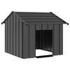 vidaXL Suņu māja ar jumtu 85x107x81 cm cinkots tērauds