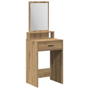 vidaXL Dressing galds Artisānā ozols 50 x 41 x 140 cm