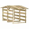 vidaXL pergola ar jumtu, 2 gab., 100x90x100 cm, impregnēta priede