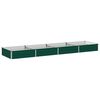 vidaXL Paaugstināta dārza gulta Zaļa 320 x 80 x 24 cm