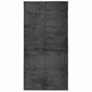 vidaXL paklājs IZA, īsa spalva, skandināvu stils, pelēks, 100x200 cm