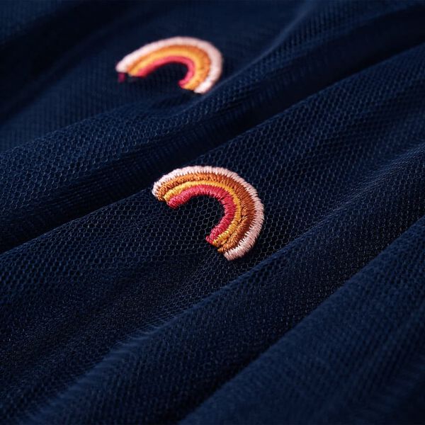 Bērnu tilla svārki, tumši zili, 116