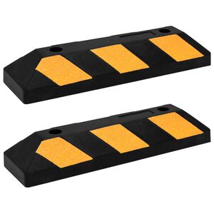 vidaXL atdures barjeras, 2 gab., 56x15x10 cm, gumija