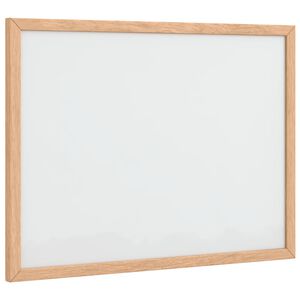 vidaXL Magnētiskā tāfele ar masīvkoka priedes rāmi 40x30 cm