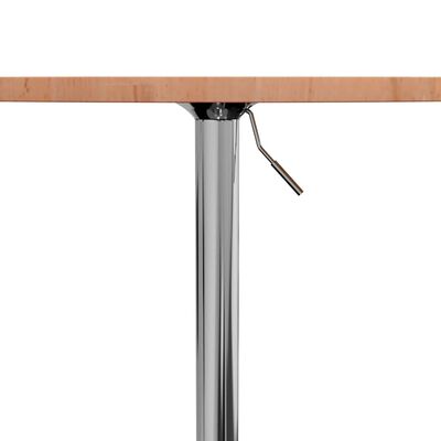 vidaXL bāra galds, Ø60x89,5 cm, dižskābarža masīvkoks