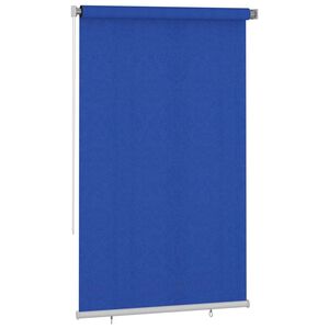 vidaXL āra rullo žalūzijas, 145 (platums) x 230 (augstums) cm, zilas, HDPE