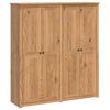 vidaXL Skapis PANAMA Medus 169 x 50 x 185 cm Priedes masīvkoks