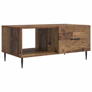 vidaXL Kafijas galdiņ&scaron; Vecs koks 90 x 50 x 40 cm Inženierijas koks