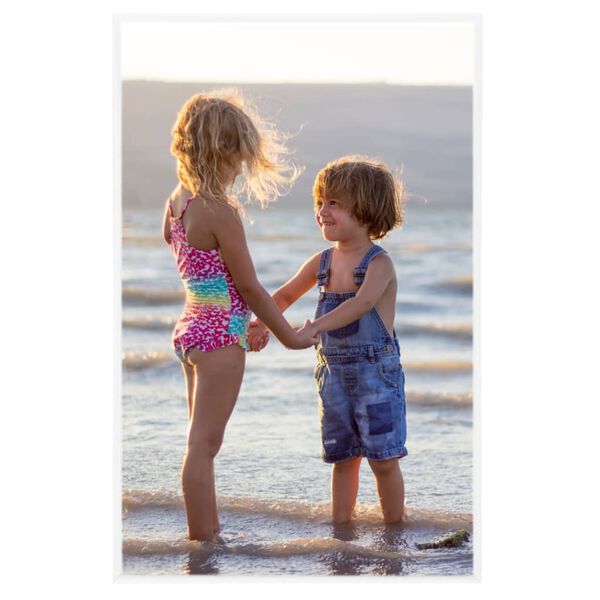 vidaXL foto rāmji, 3 gab., galdam, balti, 13x18 cm, MDF