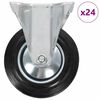 vidaXL fiksēti ritenī&scaron;i, 24 gab., 160 mm