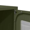 vidaXL Highboard Olive Green 68x39x107 cm Tērauds