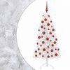vidaXL Mākslīgā Ziemassvētku egle ar bumbiņu 150 cm 150 LED
