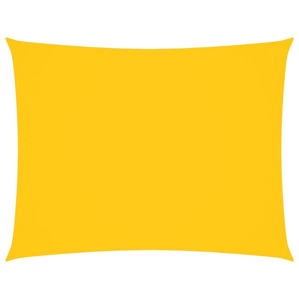 vidaXL saulessargs, taisnstūra, 5x7 m, dzeltens oksforda audums