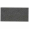 vidaXL Sienas galvgals 12 gab. 60 x 30 cm Tum&scaron;i pelēks audums