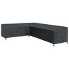 vidaXL Mēbeļu pārklājs 355 x 275 x 80 cm 600D Oksforda audums L-forma
