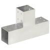 vidaXL stabu savienotājs, T forma, cinkots metāls, 81x81 mm
