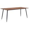 vidaXL virtuves galds, brūns, 180x90x75 cm, MDF
