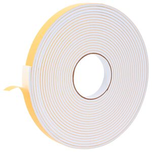 vidaXL Pa&scaron;līpo&scaron;a putas lente 10 gab. Balts 20mm x 10m CR putuplasts