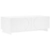 vidaXL Kafijas galdiņ&scaron; Balts 102 x 50,5 x 35 cm Inženierijas koks