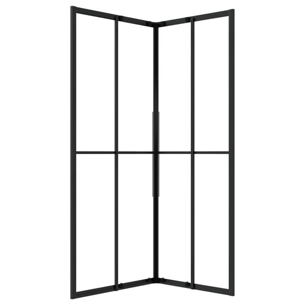 vidaXL du&scaron;as kabīne, 80x70x180 cm, ESG