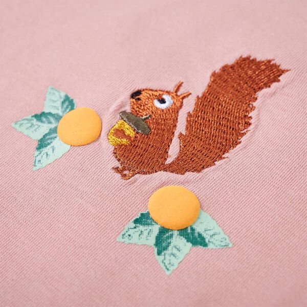 Bērnu krekls ar garām piedurknēm, gai&scaron;i rozā, 128