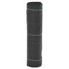 vidaXL augsnes pārsegs, melns, 0,5x10 m, PP