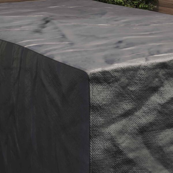 vidaXL Mēbeļu pārklājs Vienkrāsains Melna 143 x 225 x 90 cm 420D