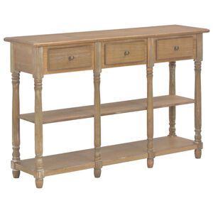 vidaXL konsoles galdiņ&scaron;, 110x30x76 cm, inženierijas koks