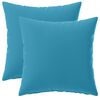 vidaXL Spilvenu pārvalks 2 pcs HEERLEN Gai&scaron;i zila 40 x 40 cm