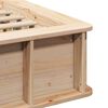 vidaXL Gultas rāmis Vaks brūns 75 x 190 cm Ciets priedes koks