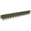 vidaXL Zāliena Apmale 50 pcs 103 x 15 cm tērauds Olīvu zaļ&scaron;