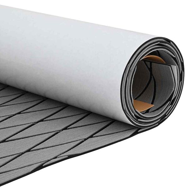 vidaXL Laivu grīdas segums gaiši pelēka un melna 190 x 70 cm EVA putas