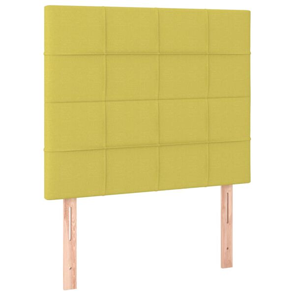 vidaXL galvgalis, zaļ&scaron;, 80x5x118/128 cm, audums