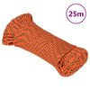 vidaXL laivu virve, oranža, 3 mm, 25 m, polipropilēns