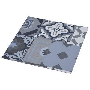 vidaXL Grīdas dēļi Krāsains raksts 5,11 m&sup2; 55 gab. PVC