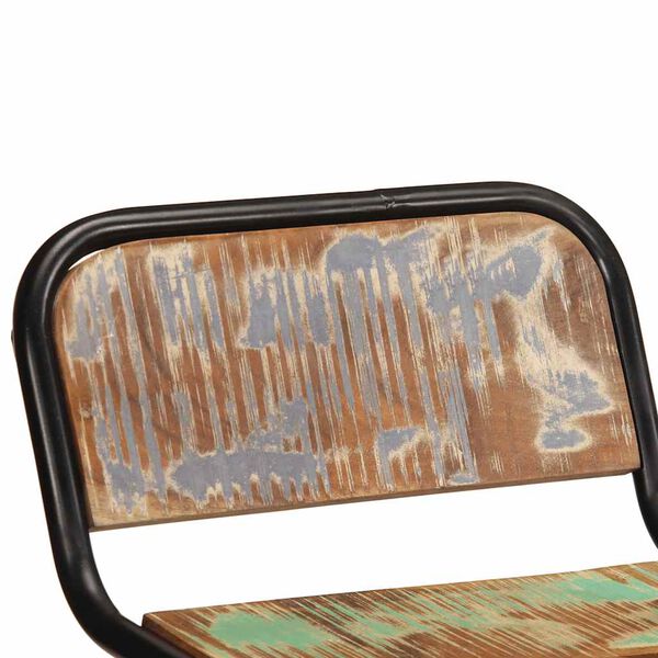 vidaXL bāra krēsli, 4 gab., 46x35,5x70 cm, pārstrādāts masīvkoks