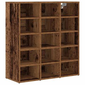 vidaXL Apavu skapis 77,5 x 30 x 83,5 cm Inženierijas koks Vecs koks