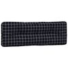 vidaXL pale&scaron;u dīvāna matrači, 5 gab., audums ar melnu četrstūru rakstu