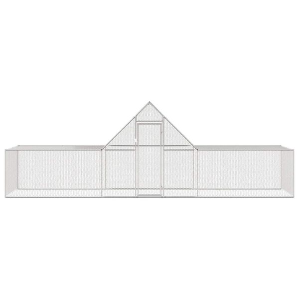 vidaXL vistu būris, 6x2x2 m, cinkots tērauds