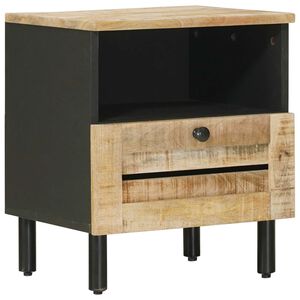 vidaXL Naktsgaldiņ&scaron; Dabiska 40 x 33 x 46 cm Cieta mango koksne