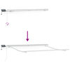 vidaXL Izvelkams jumtiņ&scaron; Gai&scaron;i pelēks 300 x 250 cm Audums un tērauds