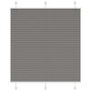 vidaXL plisētās žalūzijas antracīts 115x100 cm auduma platums 114,4 cm