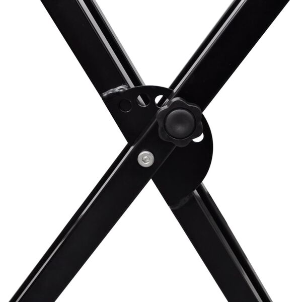 Regulējams taustiņinstrumentu statīvs ar X formas rāmi